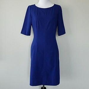 Tahari blue dress